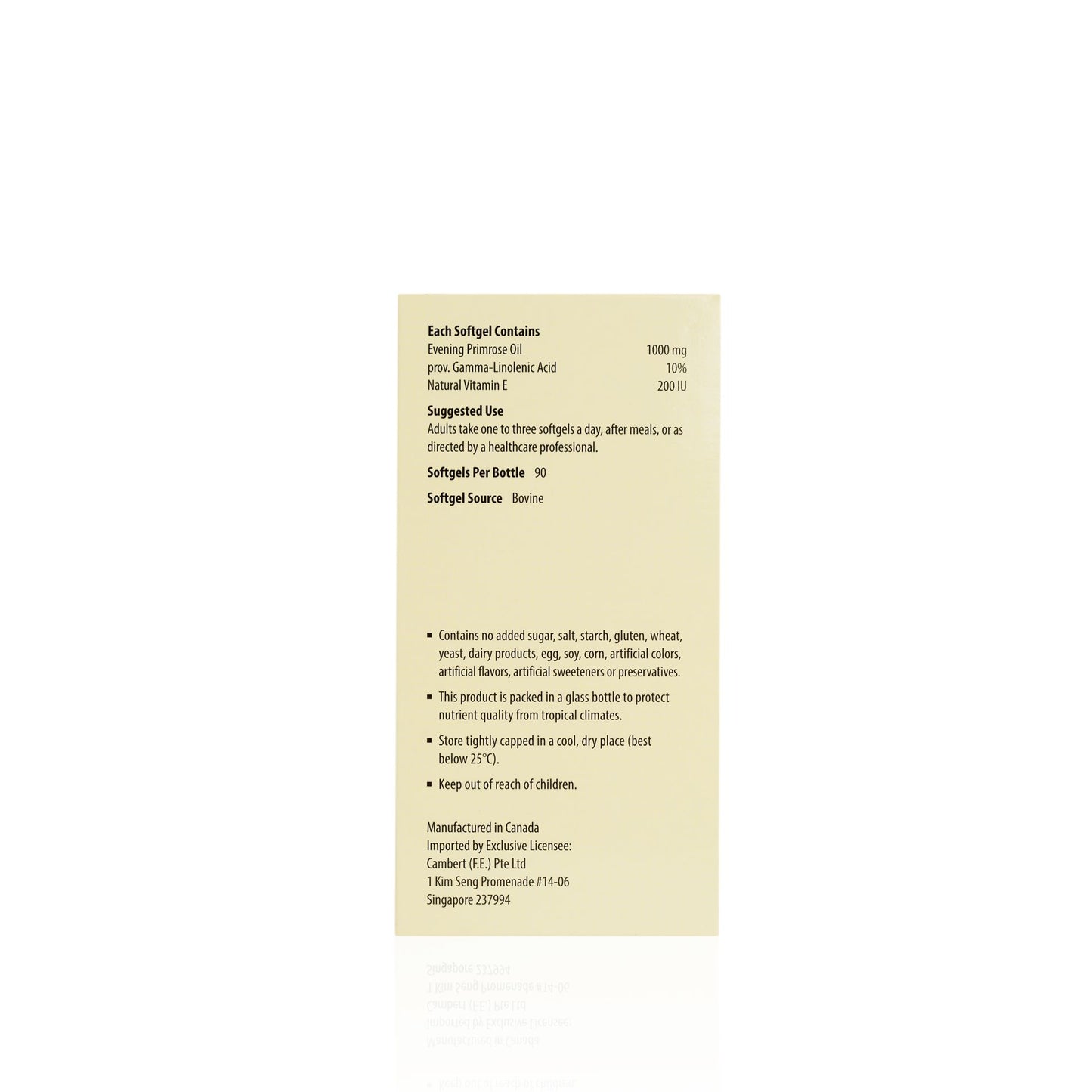 KORDEL’S EVENING PRIMROSE OIL 1000 mg + E200 IU