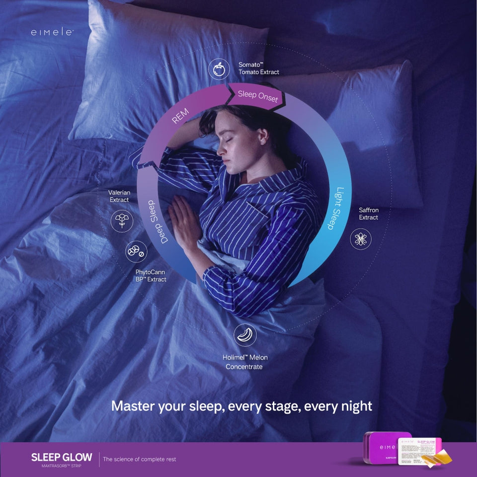 Eimele Sleep Glow: Fall Asleep Faster & Wake Up Refreshed