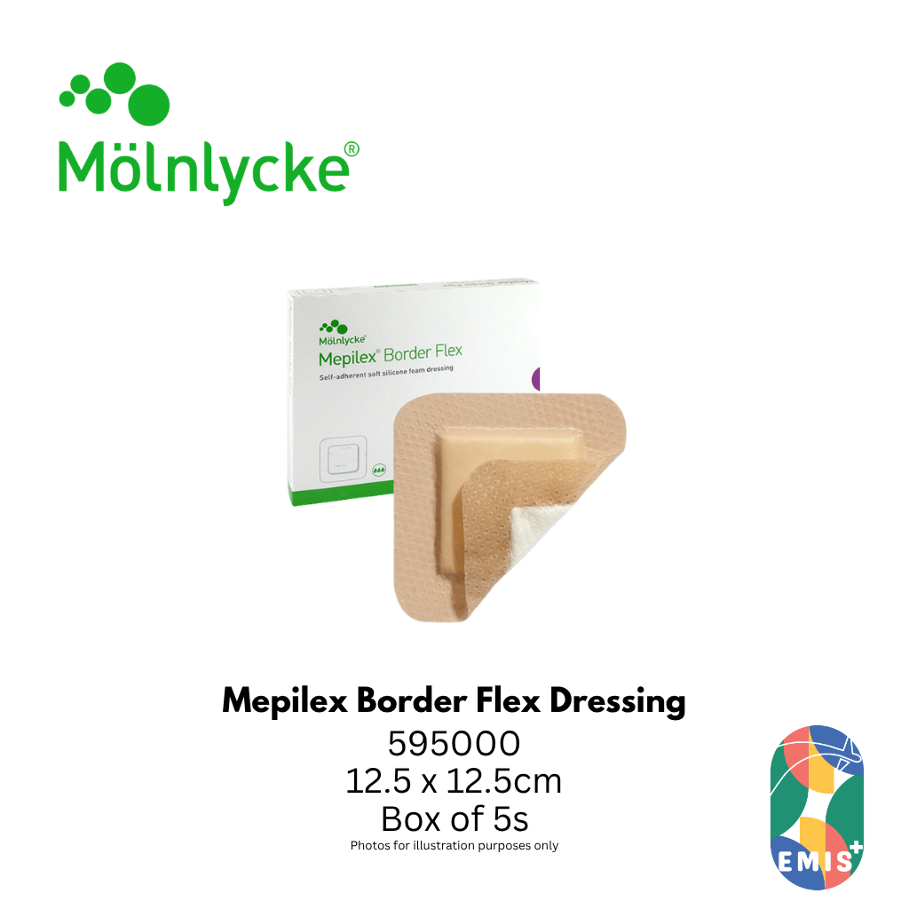 Molnlycke Mepilex Border Flex Dressing 12.5 x 12.5cm