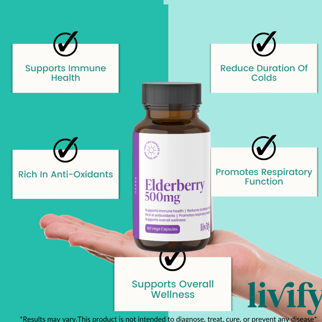 Livify Elderberry: Natural Immune Support for Year-Round Wellness