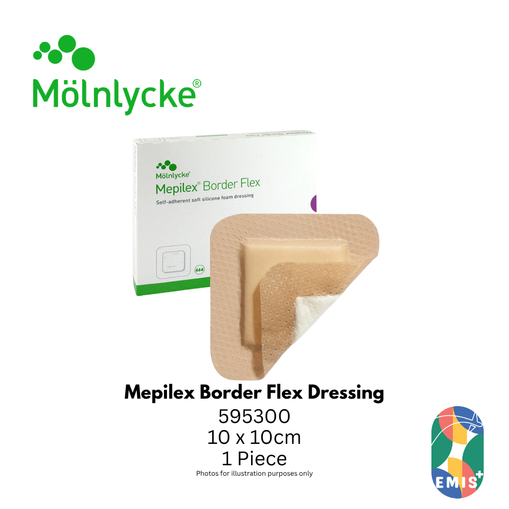 Mepilex Border Flex Dressing 10 x 10cm
