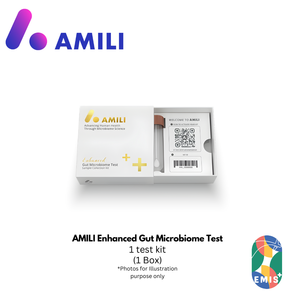 AMILI Gut Microbiome Test Singapore 16S RRNA Stool Kit EMIS amili-gut-microbiome-test-singapore-16s-rrna-stool-kit-emis