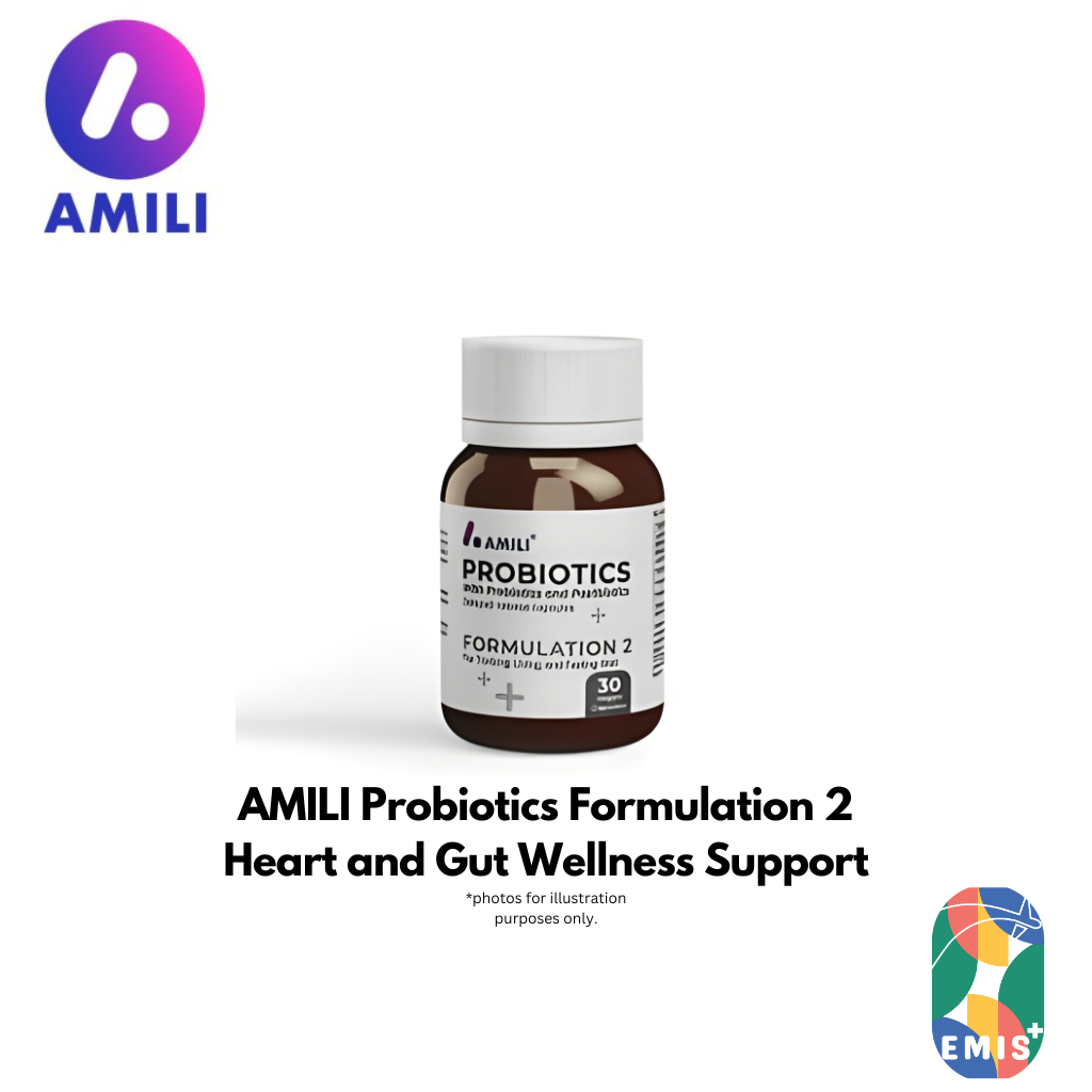 AMILI Probiotics Formulation 2 Heart and Gut Wellness Support