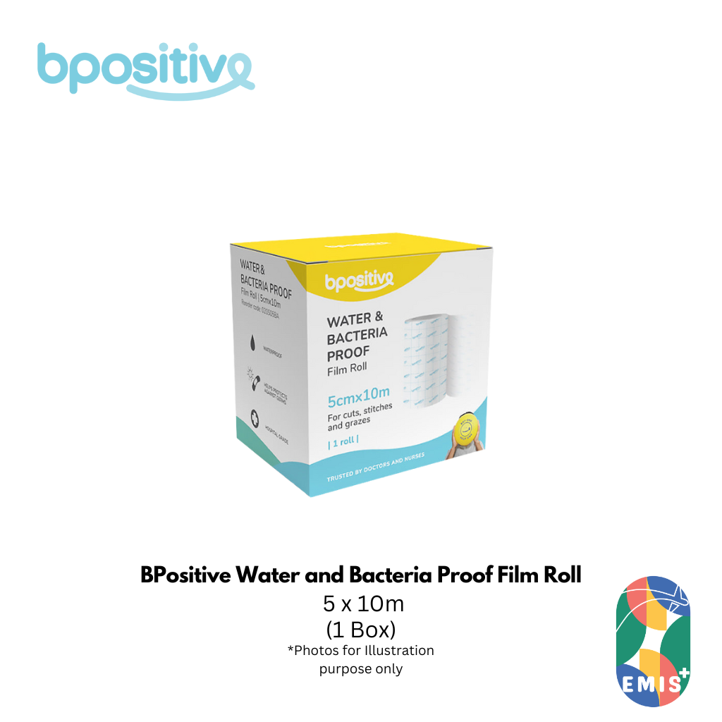 BPositive Water and Bacteria Proof Film Roll 5 x 10m