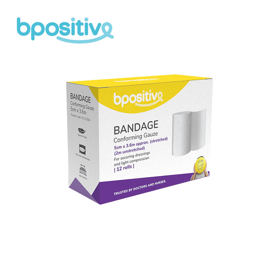 BPositive Bandage (Conforming Gauze) 5cm x 2m