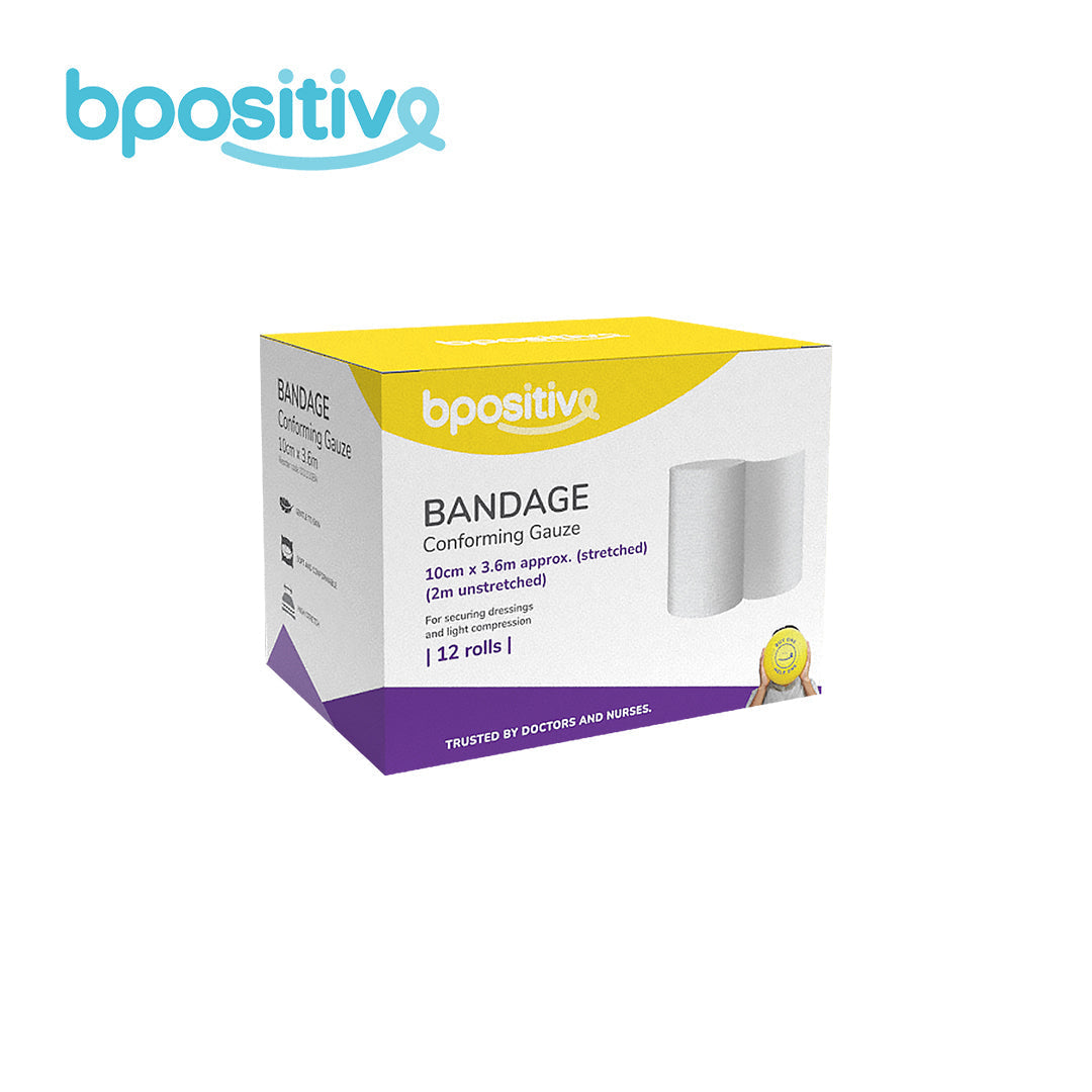 BPositive Bandage (Conforming Gauze) 10cm x 2m