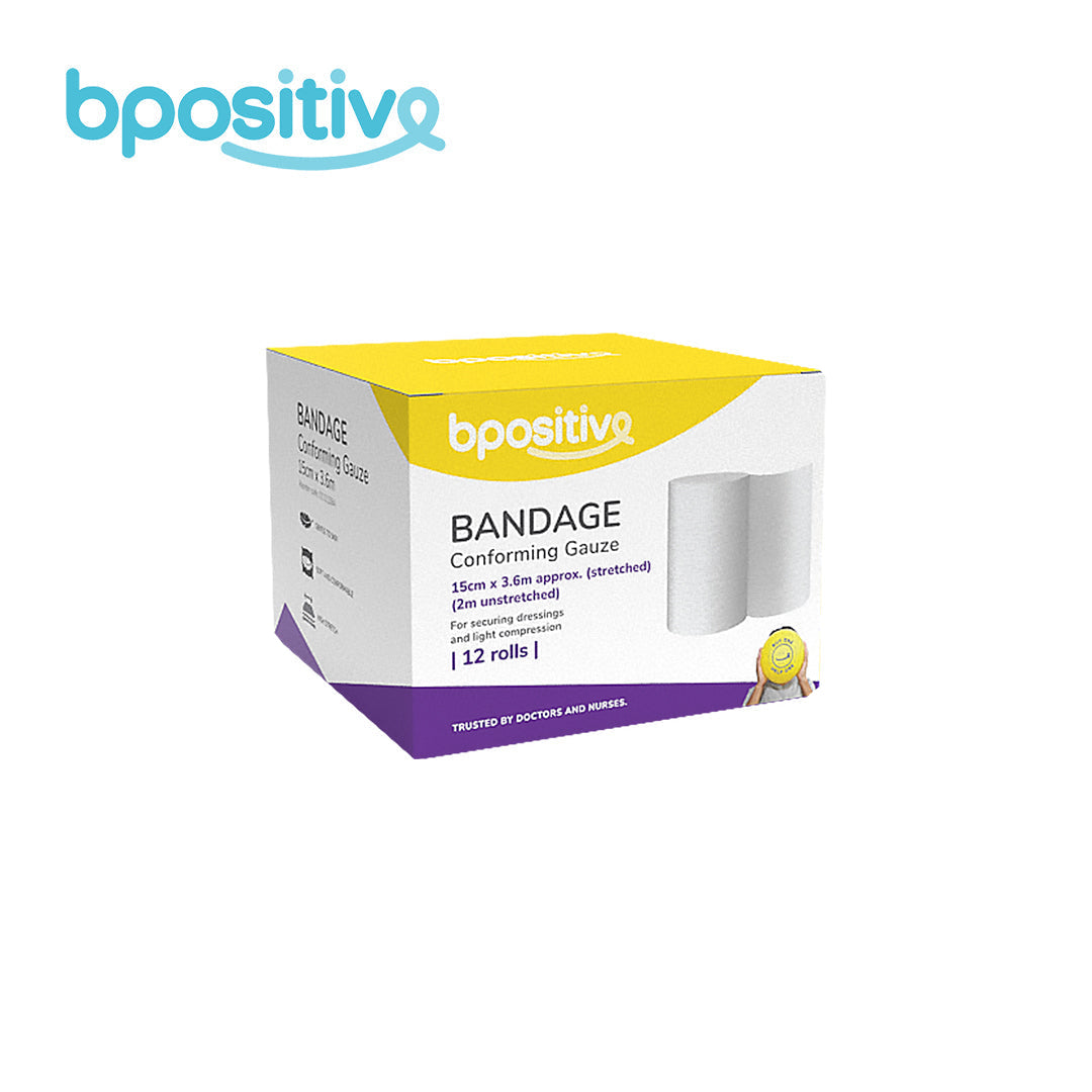 BPositive Bandage (Conforming Gauze) 15cm x 2m