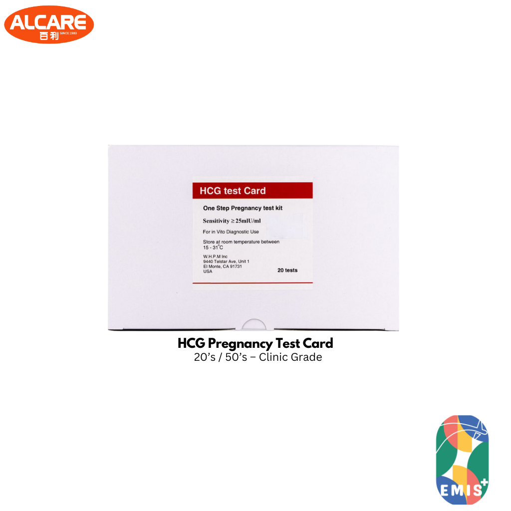 CYBOW Urine Reagent Strips 2GP, 5, 7L, 10 and HCG Pregnancy Test Card or Strip Clinic Grade Diagnostic Tools | EMIS+