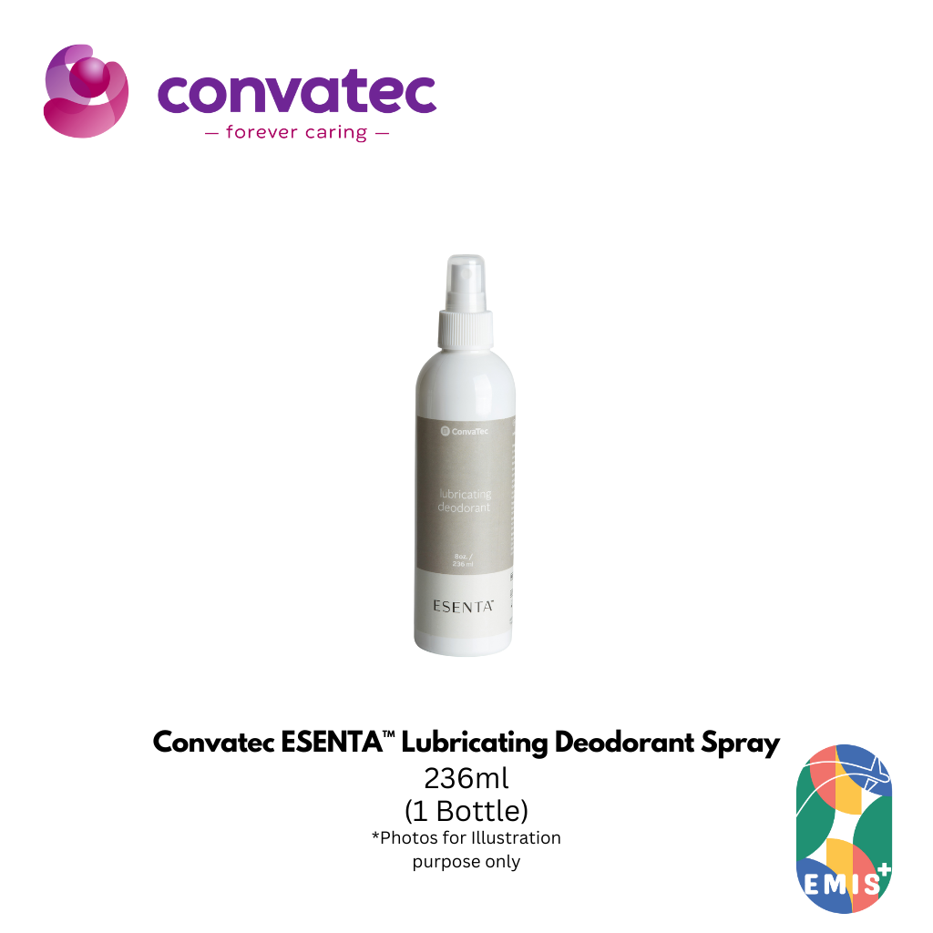 Convatec ESENTA™ Lubricating Deodorant Spray 236ml – Ostomy Odor Control & Pouch Lubrication for Leak Prevention