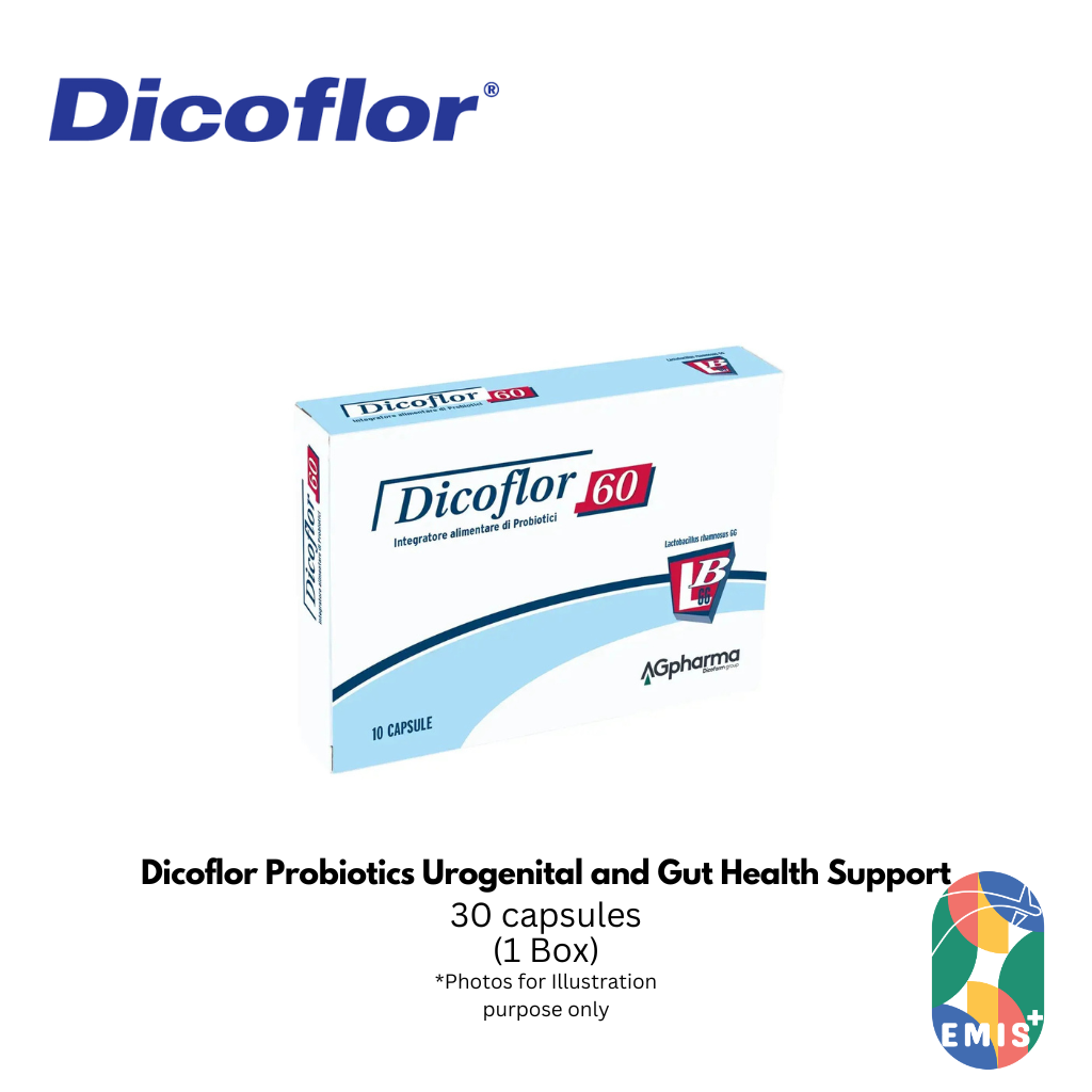 Dicoflor Probiotics Urogenital and Gut Health Support Dual Action Probiotic for Adults and Children EMIS Singapore