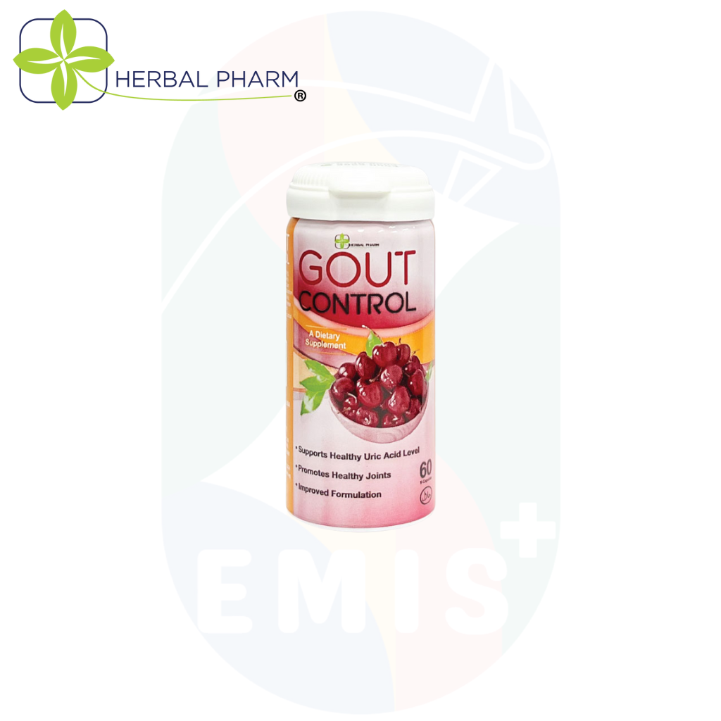 Herbal Pharm Gout Control: Natural Relief for Healthy Uric Acid & Joint Comfort