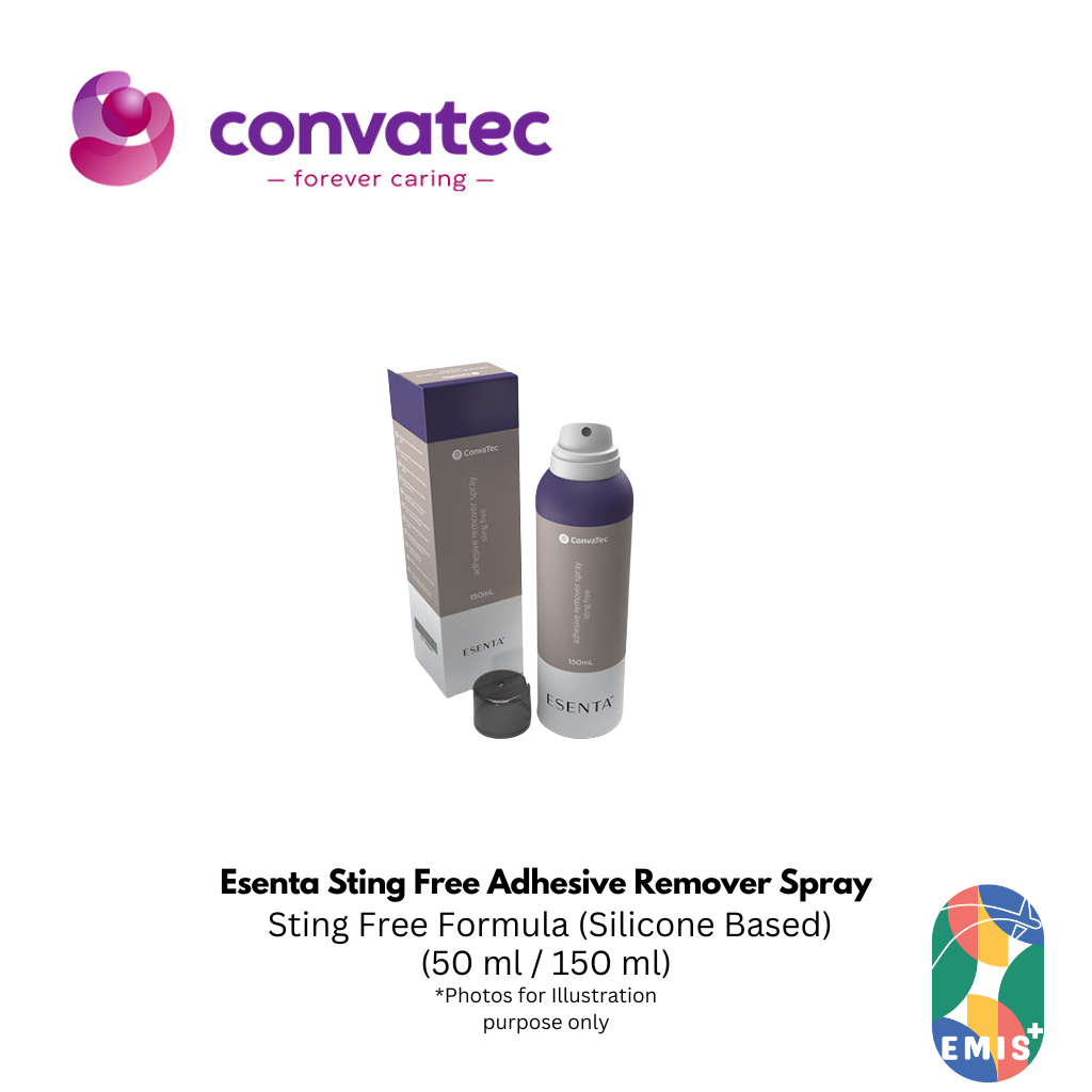 Esenta Sting Free Adhesive Remover Spray Gentle Skin Protection 50 ml and 150 ml