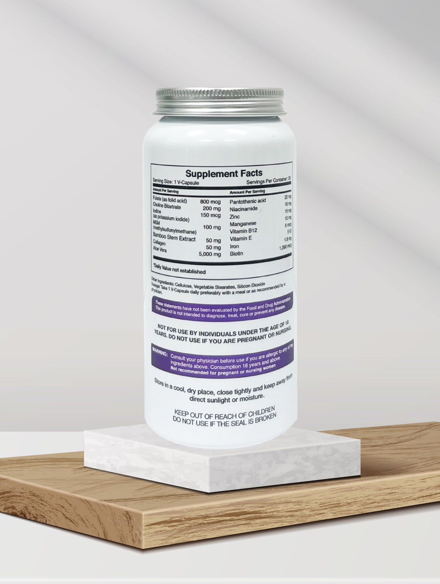 Herbal Pharm: Hair, Skin & Nails - Radiant Beauty from Within (30 V-Capsules)