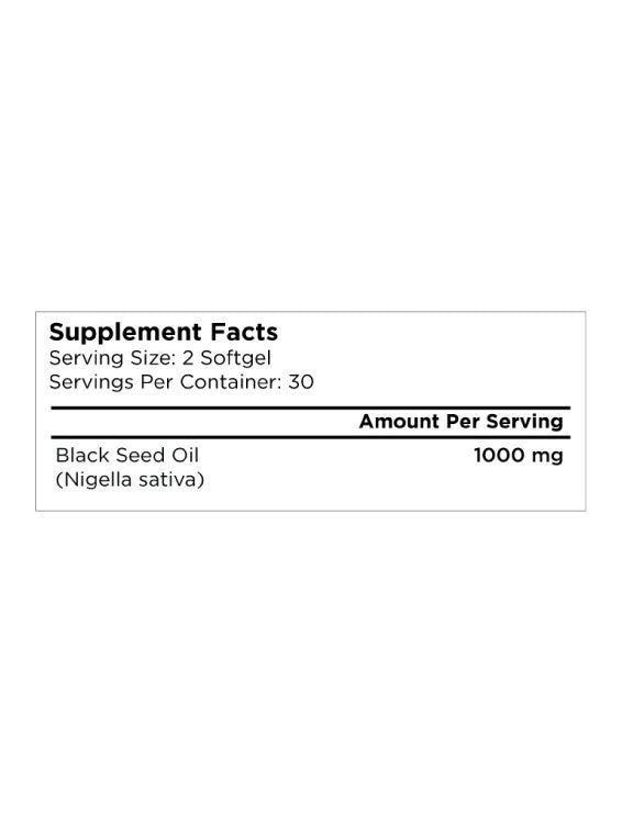 Herbal Pharm: Premium Black Seed (Nigella Sativa) 60 Softgels for Immune & Wellness
