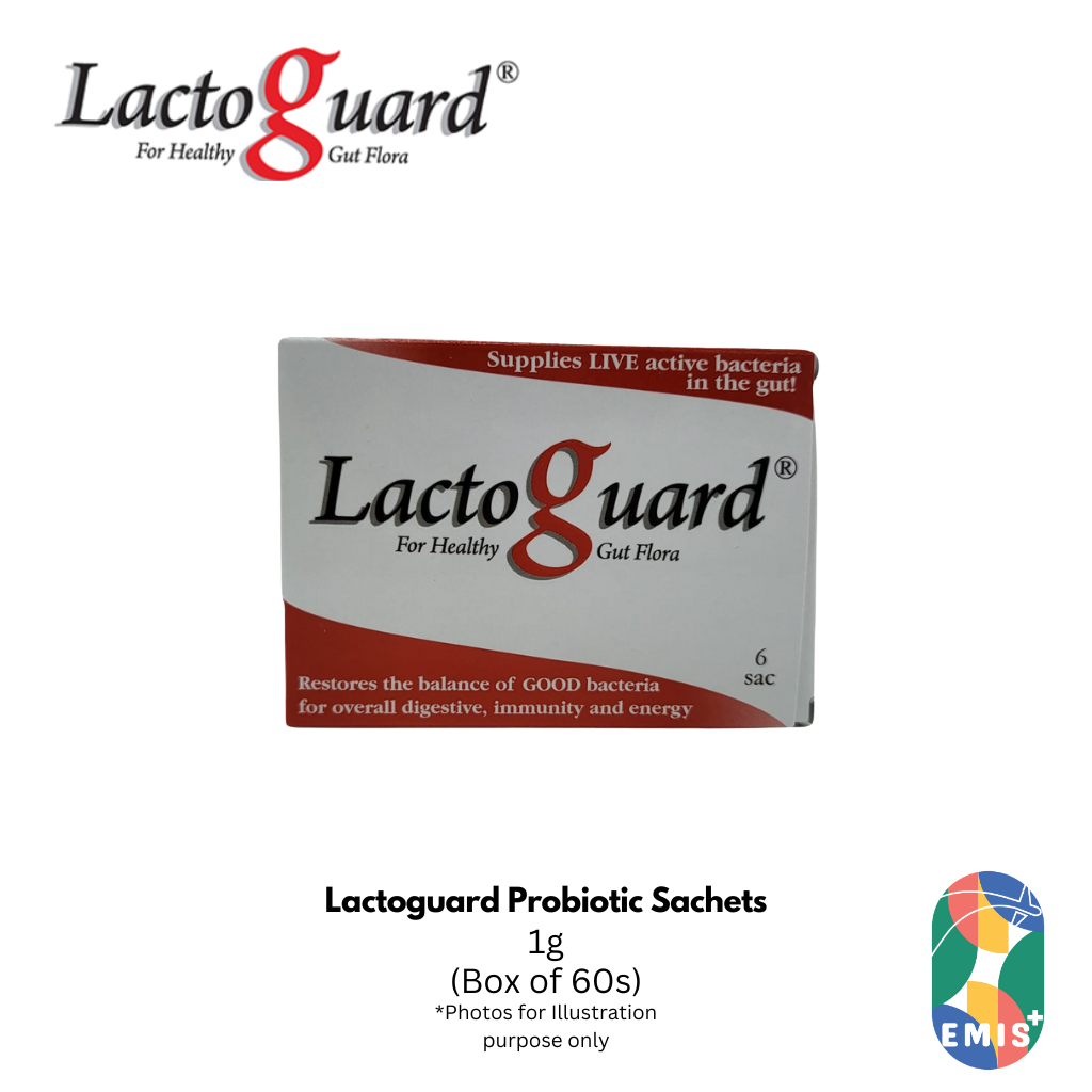 Lactoguard 1g Sachet 60s – Probiotic Support for Digestive Health