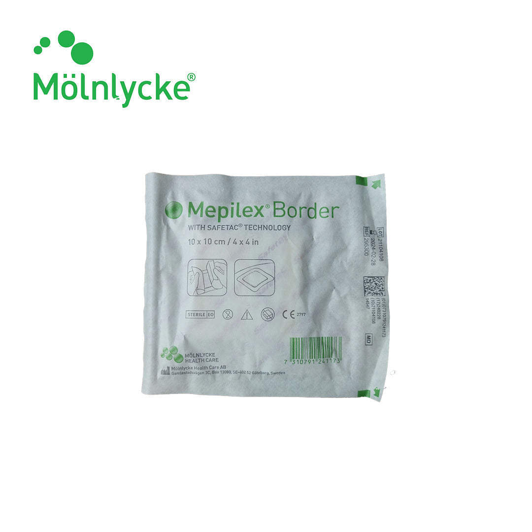 Molnlycke MEPILEX BORDER DRESSING 10 X 10CM (Box)