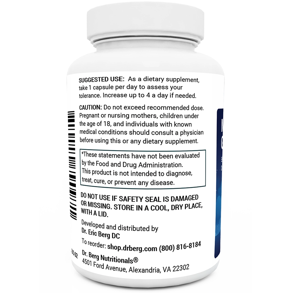 Dr. Berg Magnesium Glycinate Supplement for Relaxation & Sleep Support