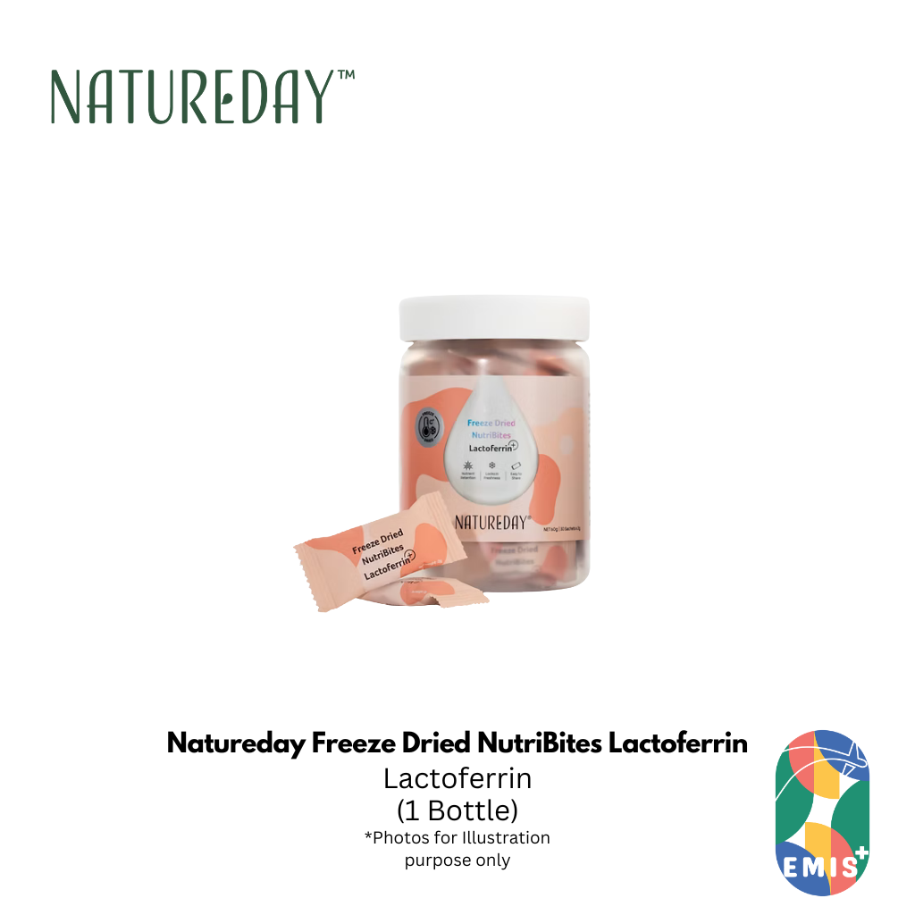 Natureday Freeze Dried NutriBites Lactoferrin Immune and Gut Health Support