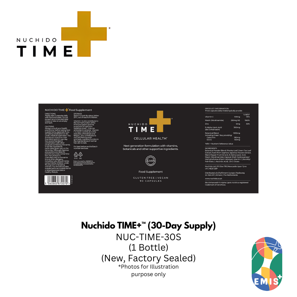 Nuchido TIME+ NAD Supplement (30-Day Supply)