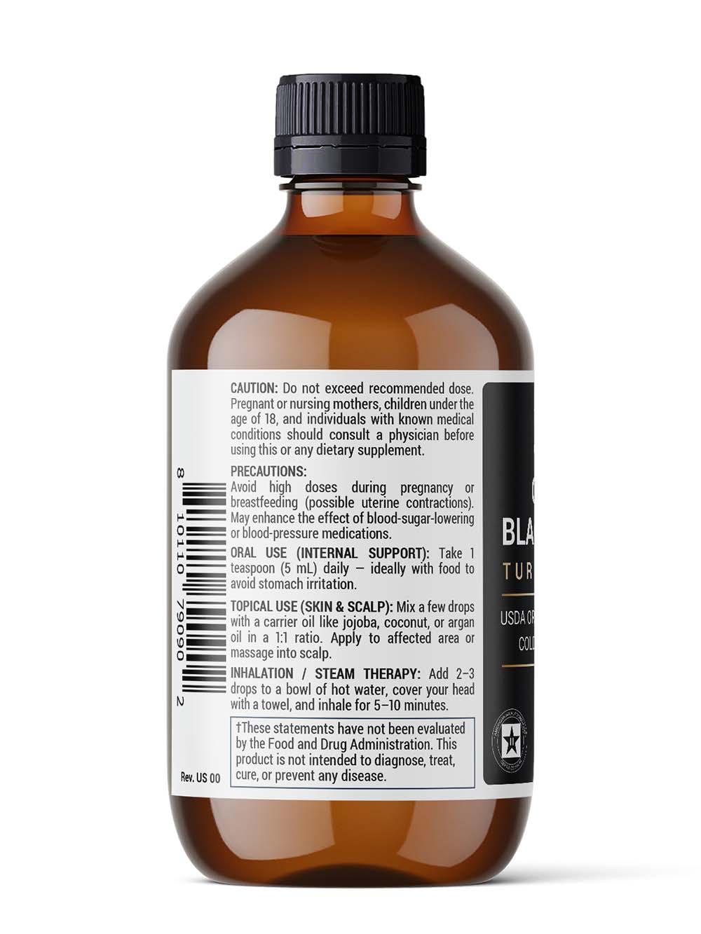 Organic Black Seed Oil - 4 fl oz
