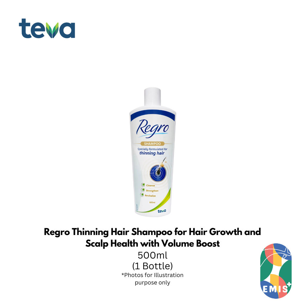 Regro Thinning Hair Shampoo for Hair Growth and Scalp Health with Volume Boost