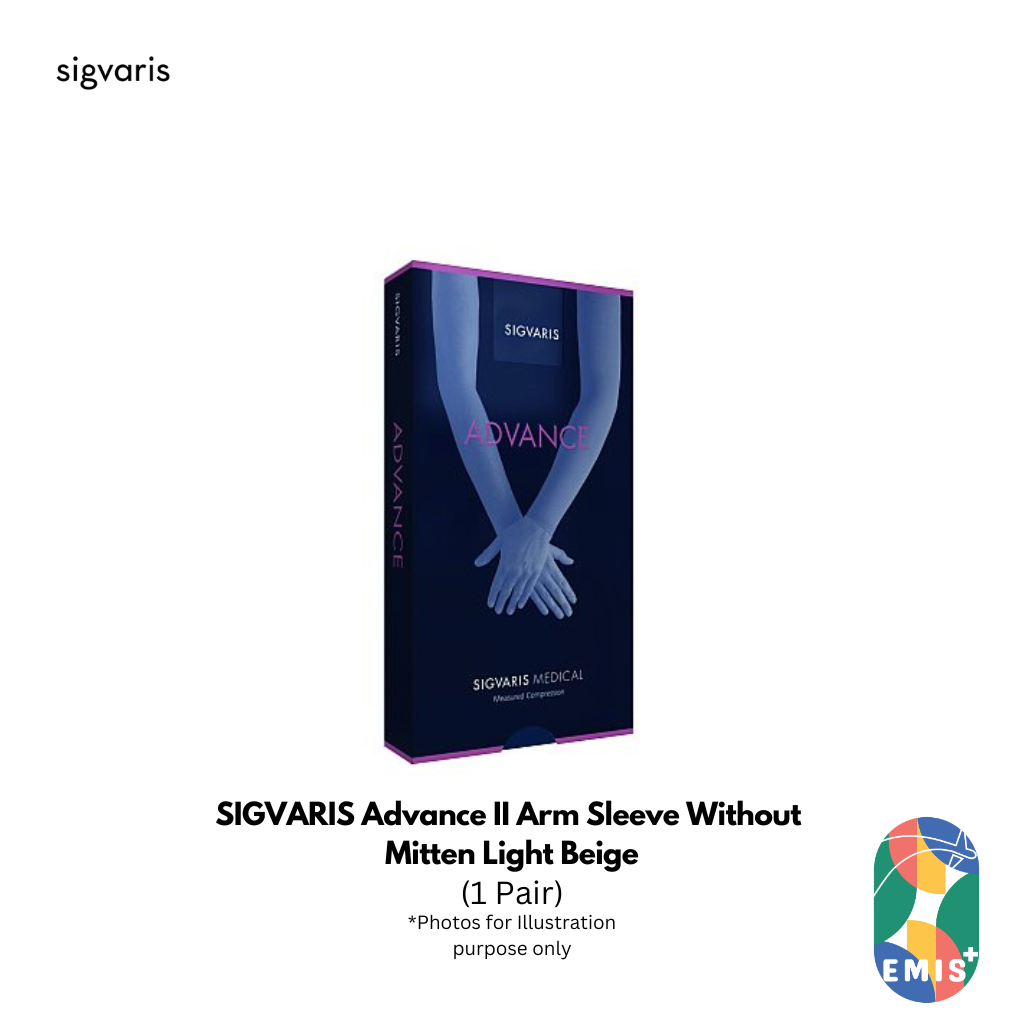 SIGVARIS Advance II Arm Sleeve Without Mitten Light Beige