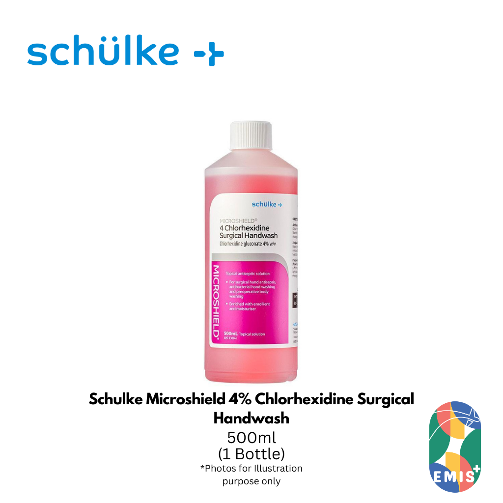 Schulke Microshield 4% Chlorhexidine Surgical Handwash 500ml – Preoperative Antimicrobial Cleanser