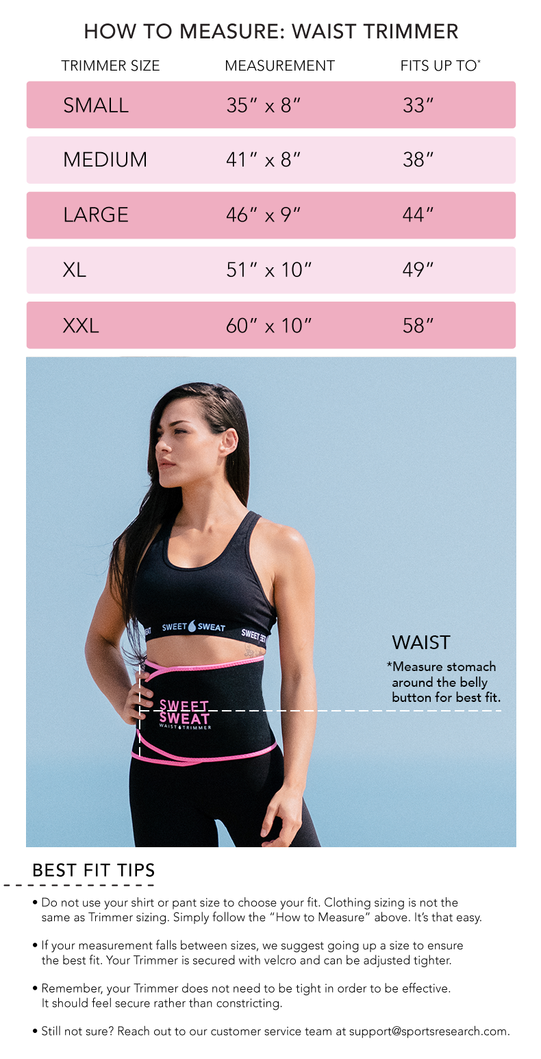 Sweet Sweat Xtra Coverage Bundle with Waist Trimmer and Sweet Sweat Stick by Sports Research
