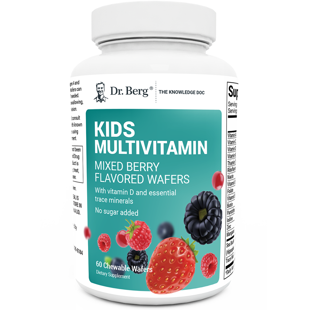Dr Berg Kids Multivitamin: Delicious, Sugar-Free Chewables for Growing Bodies