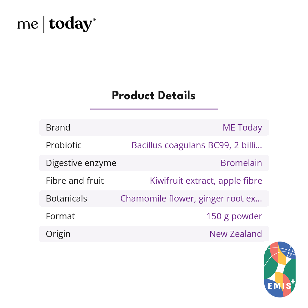 ME Today Complex Belly Bliss Powder with 2 Billion CFU Bacillus Coagulans, 150g