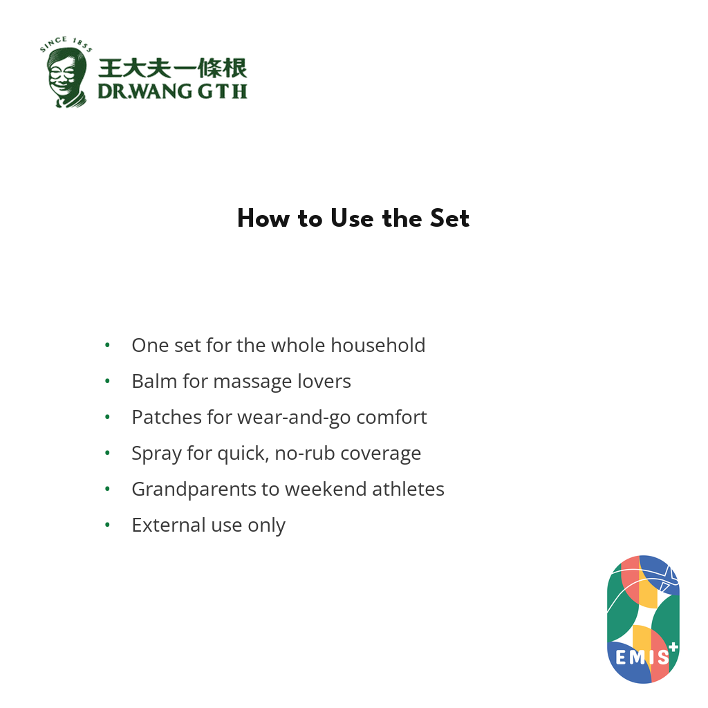 Dr Wang GTH Yi Tiao Gen — EMIS+ Singapore