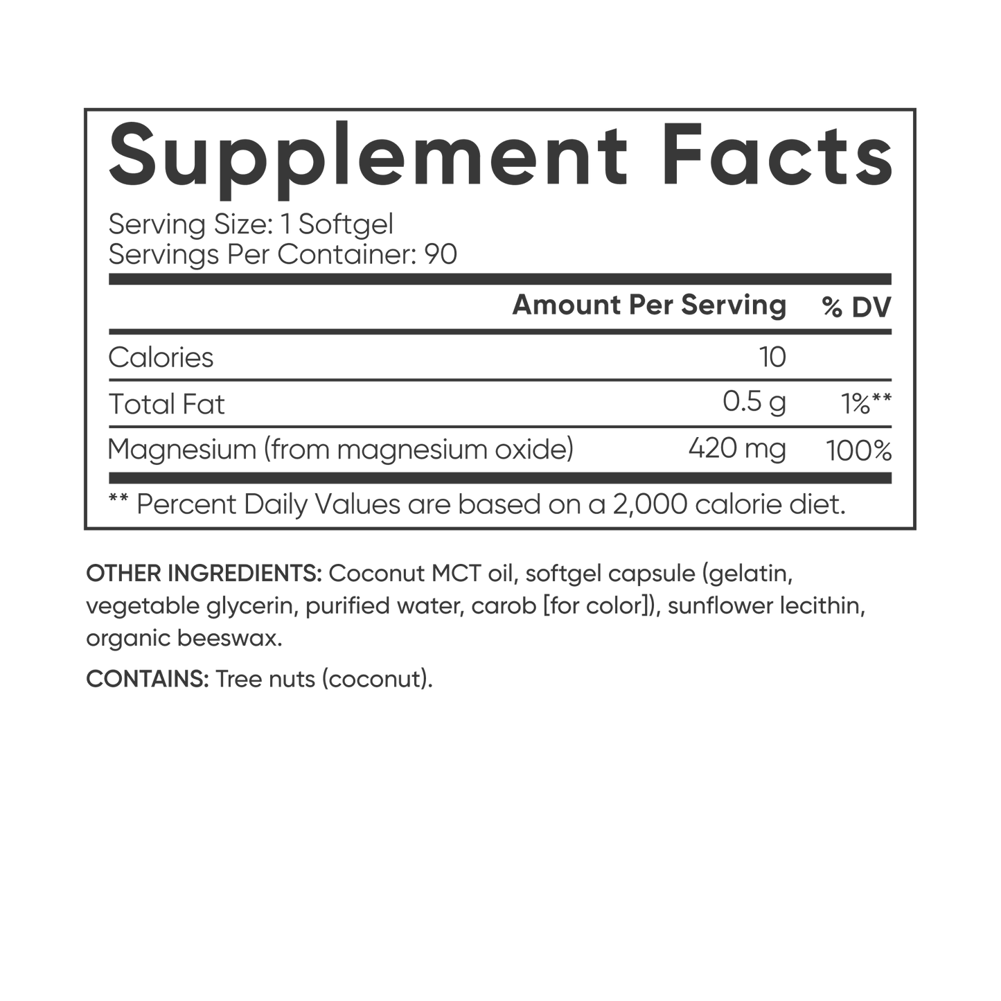 Sports Research Magnesium Supplement for Heart and Bone