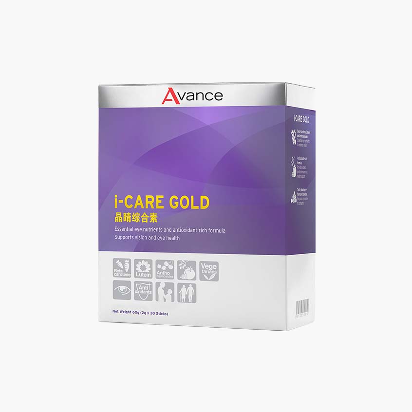 Avance i-Care Gold: Advanced Eye Health Formula with Antioxidants for Vision Support