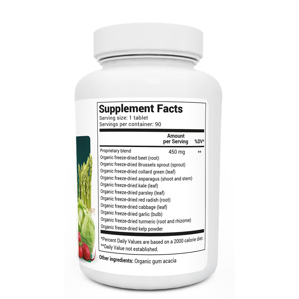 Dr. Berg Organic Greens Superfood - Advanced Cruciferous Blend Tablets