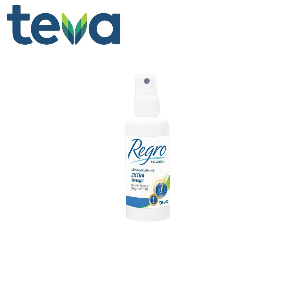 Teva Regro 5% Minoxidil Scalp lotion 80ml (Clinically Proven to Regrow Hair)