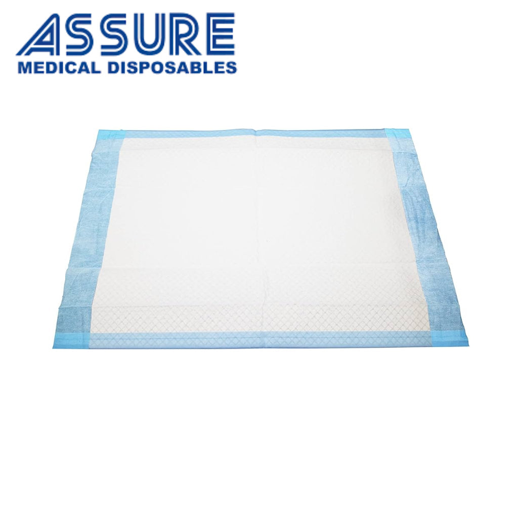 Assure Medical Disposable Underpads 43cm x 60cm 20 Pieces Highly Absorbent Incontinence Protection