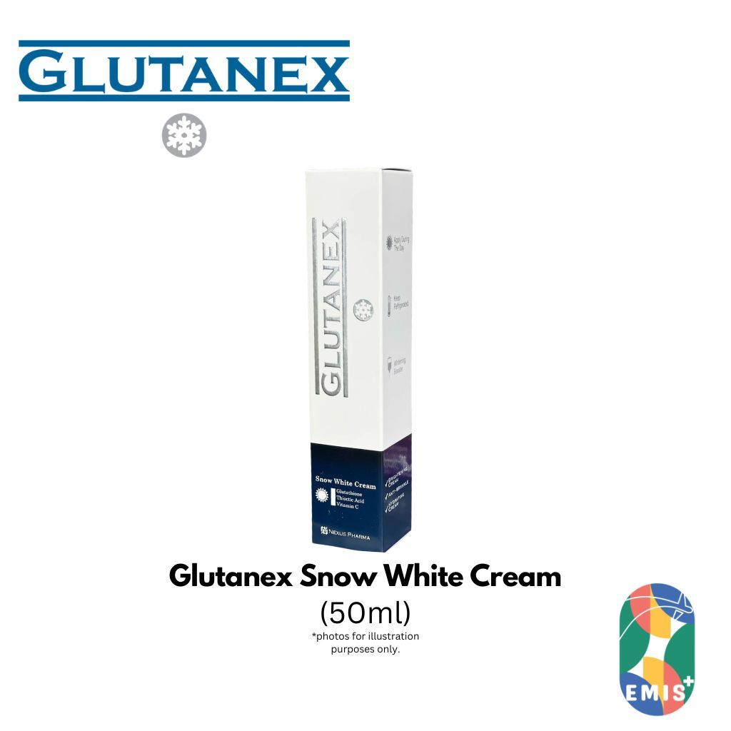 Glutanex Snow White Cream 50ml | Glutathione Antioxidant Care | EMIS+