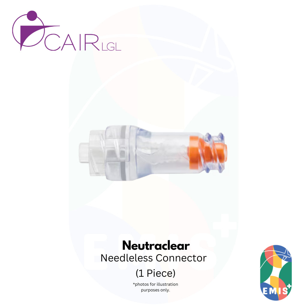 Cair LGL NeutraClear Needleless Connector Compatible to All Cannulas, PICC & Central Line Catheter