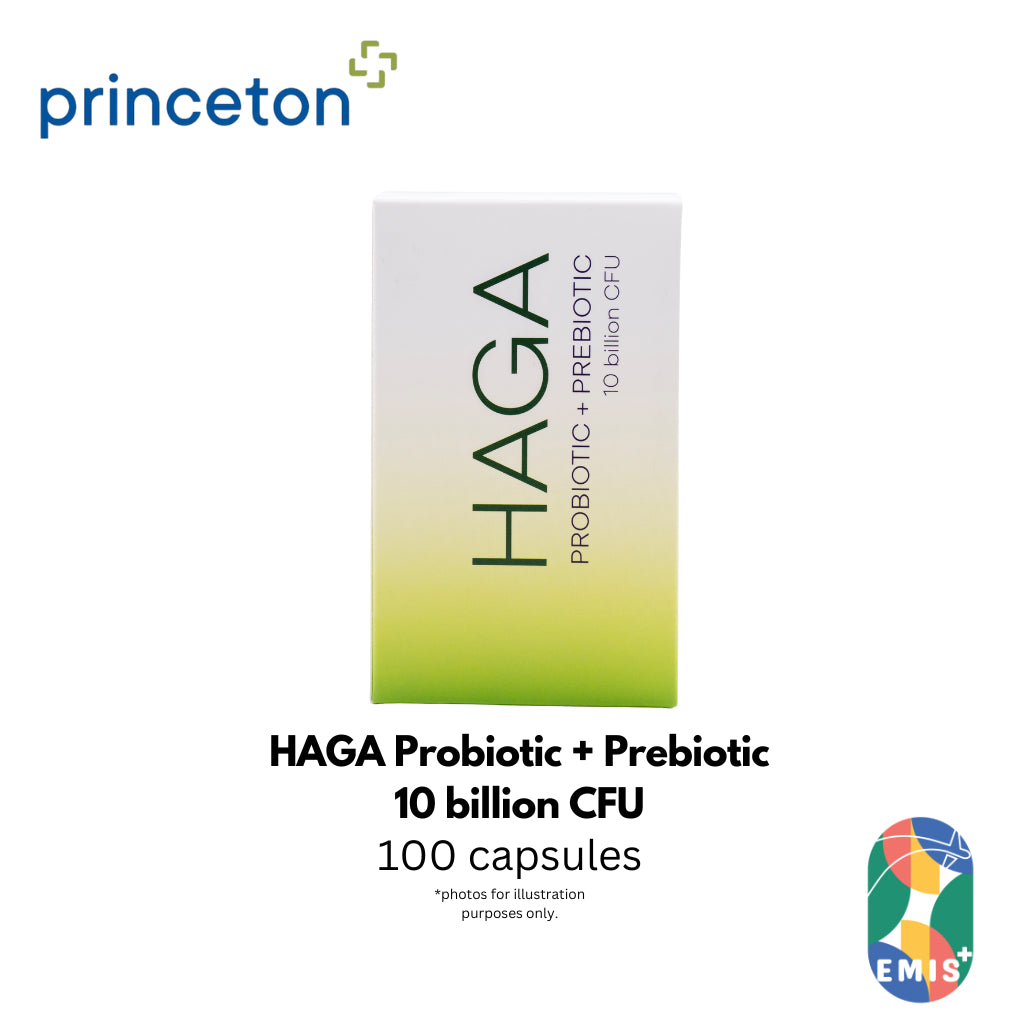 HAGA Probiotic 10 Billion CFU with Prebiotic for Gut Health