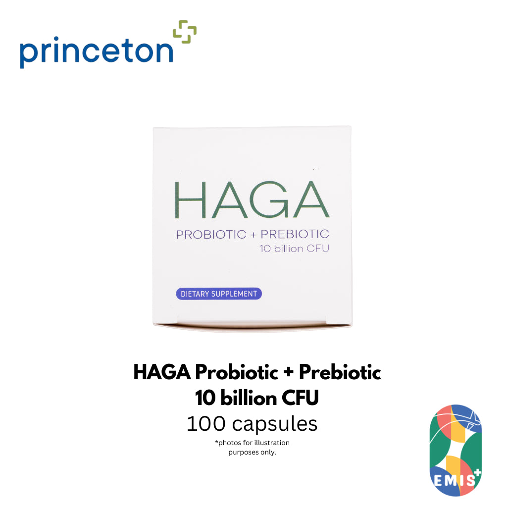 HAGA Probiotic 10 Billion CFU with Prebiotic for Gut Health
