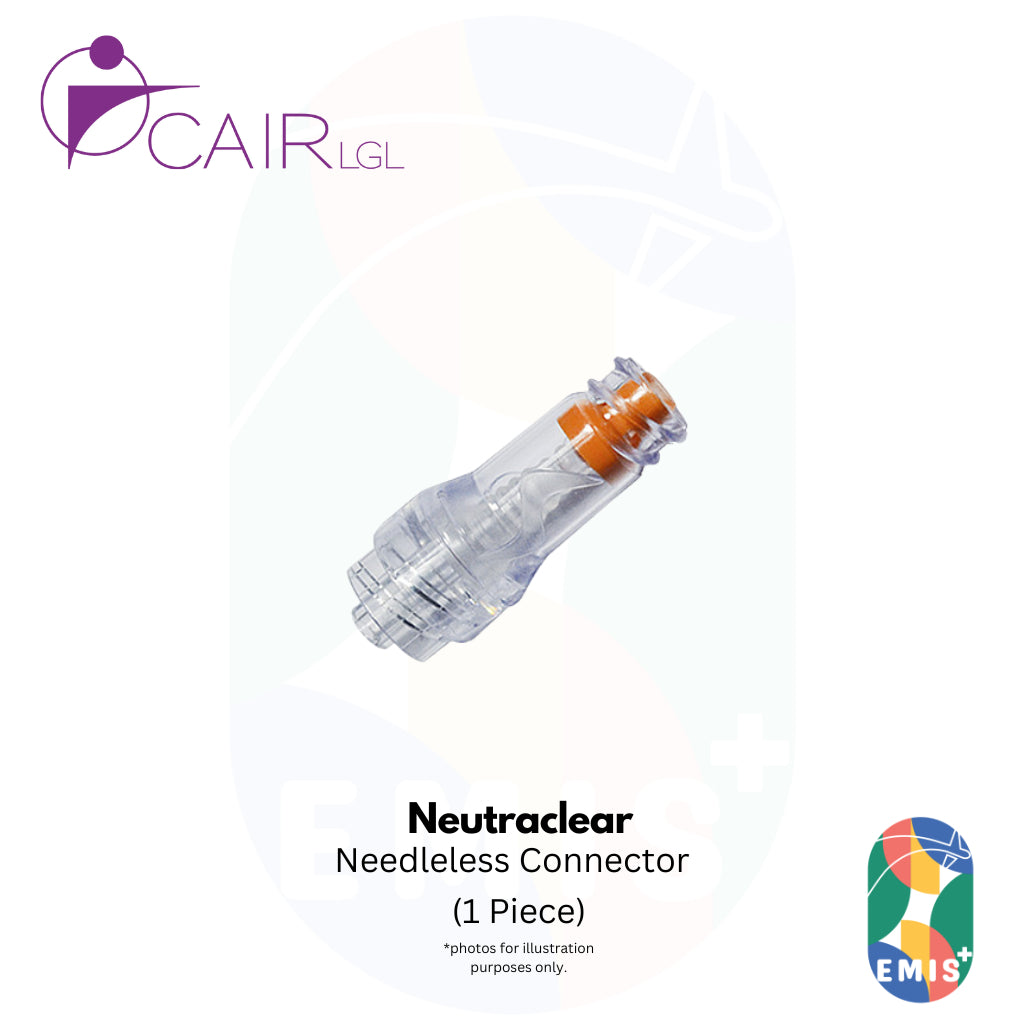 Cair LGL NeutraClear Needleless Connector Compatible to All Cannulas, PICC & Central Line Catheter