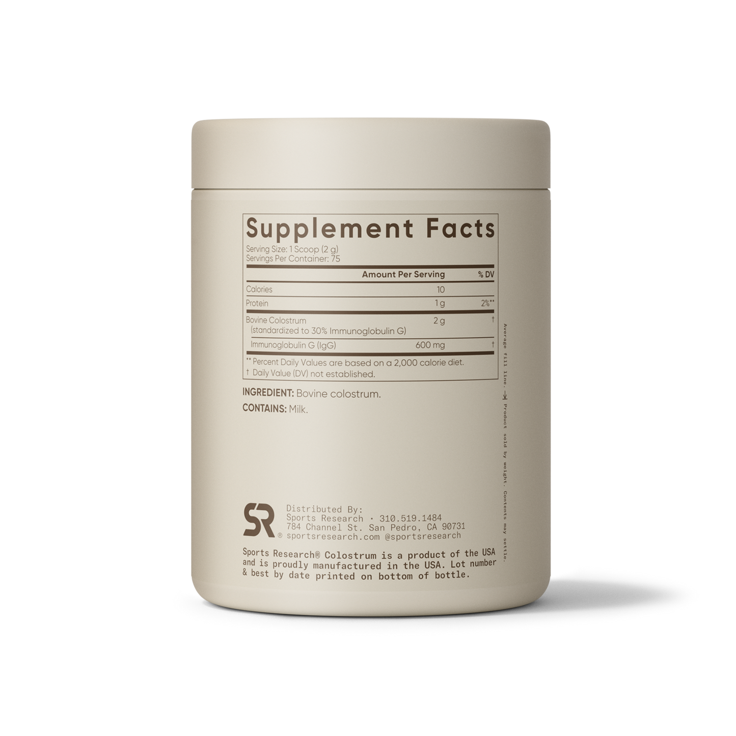 Colostrum Powder by Sports Research