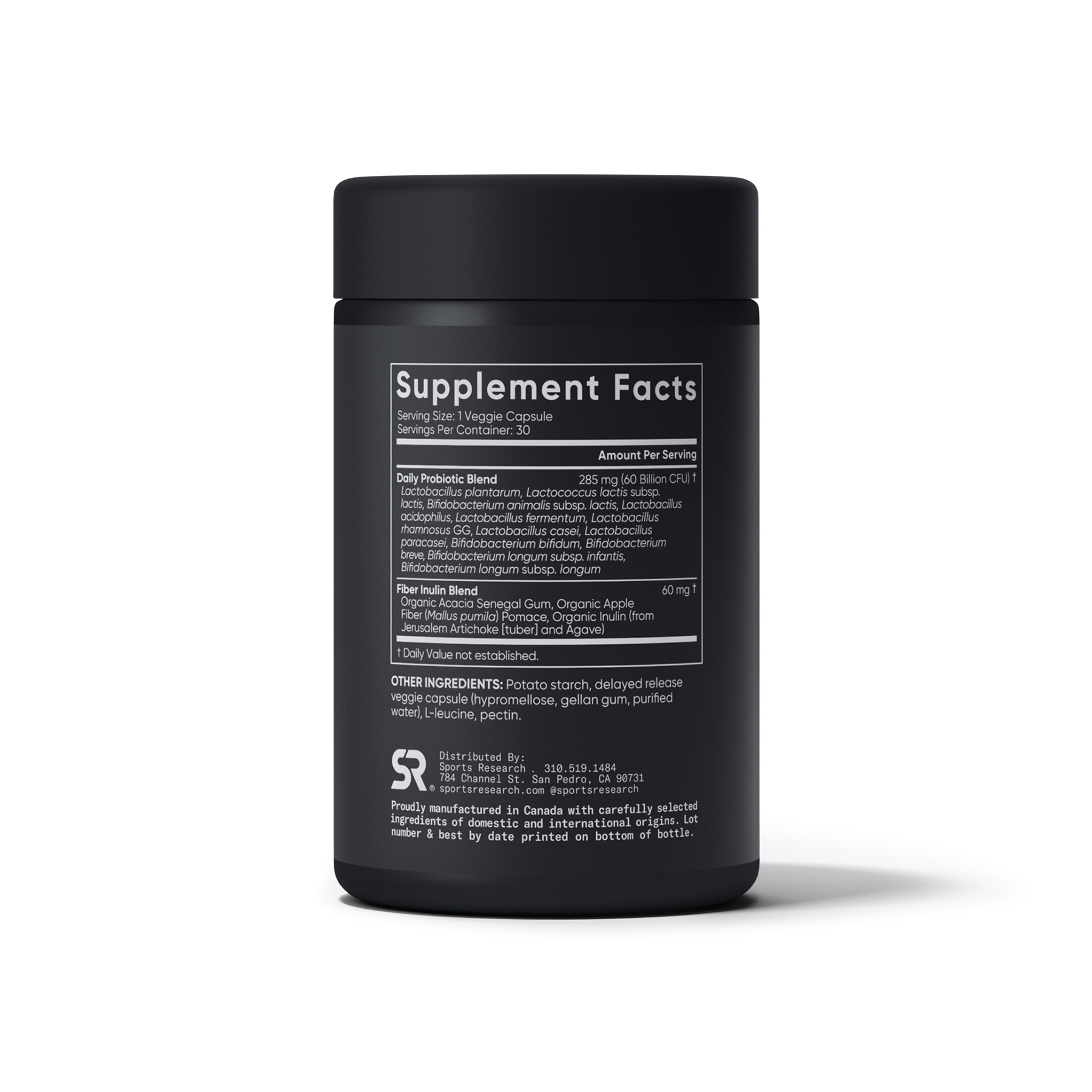 Sports Research Probiotic 60 Billion CFU Gut Supplement