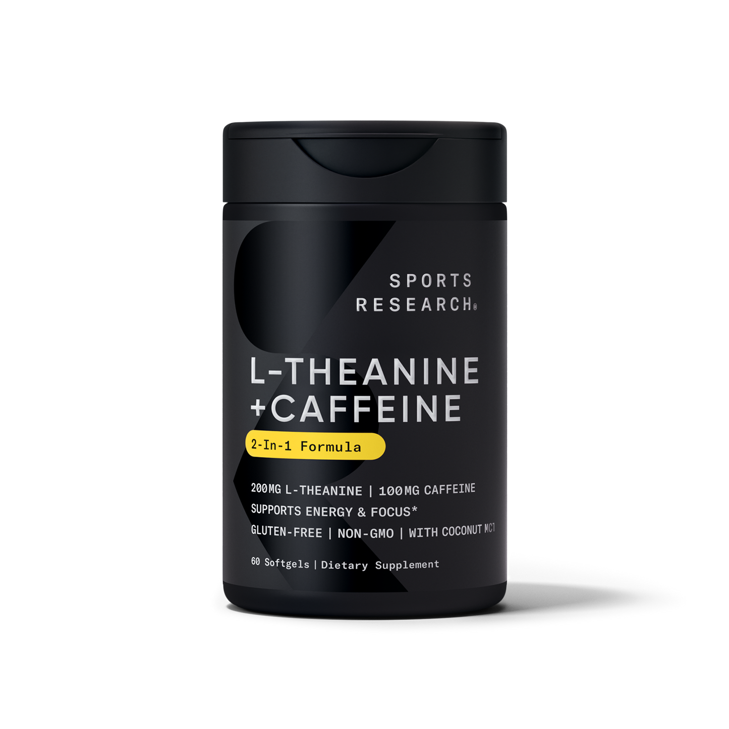 L-Theanine + Caffeine (60 softgels) by Sports Research