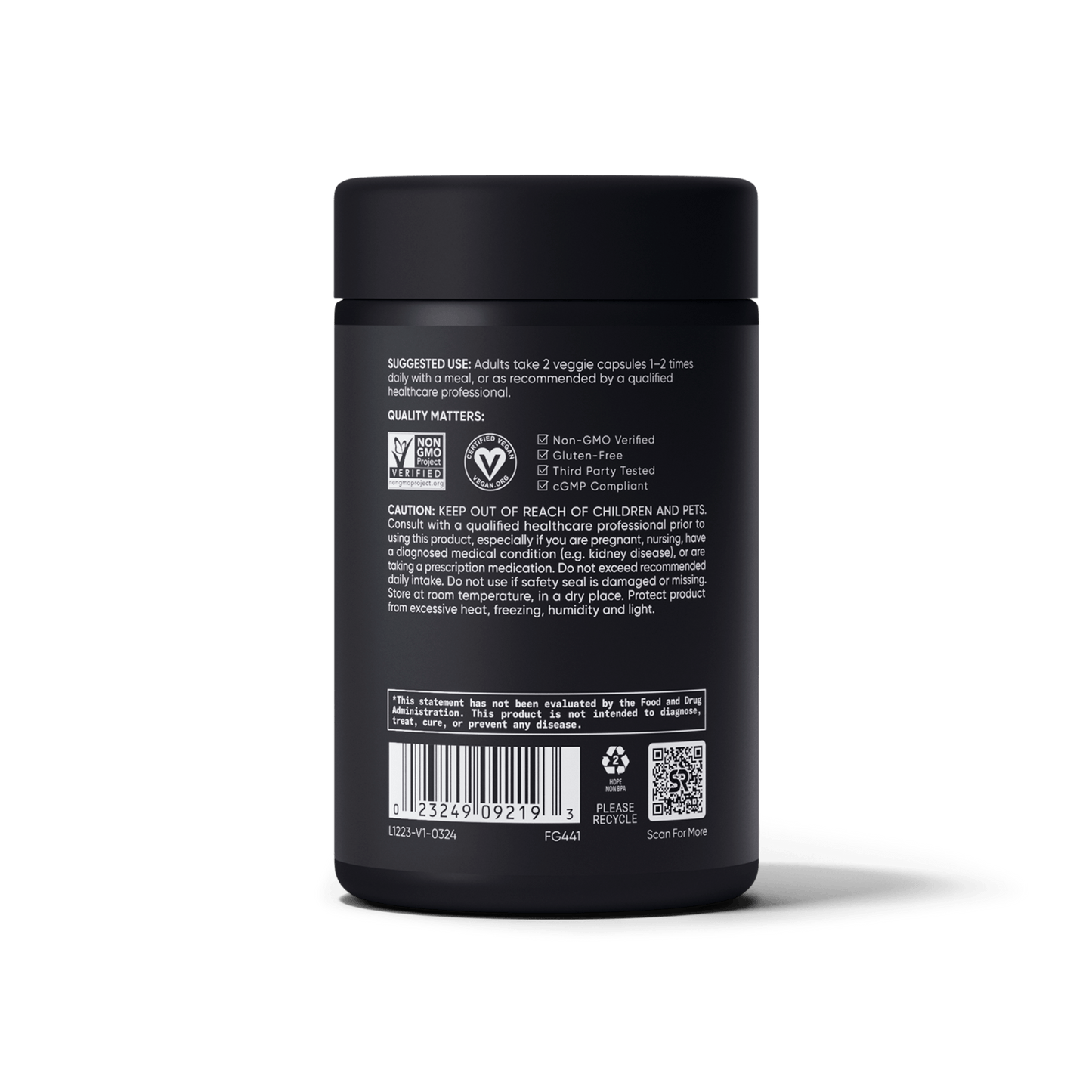 Magnesium Glycinate Veggie Capsule by Sports Research