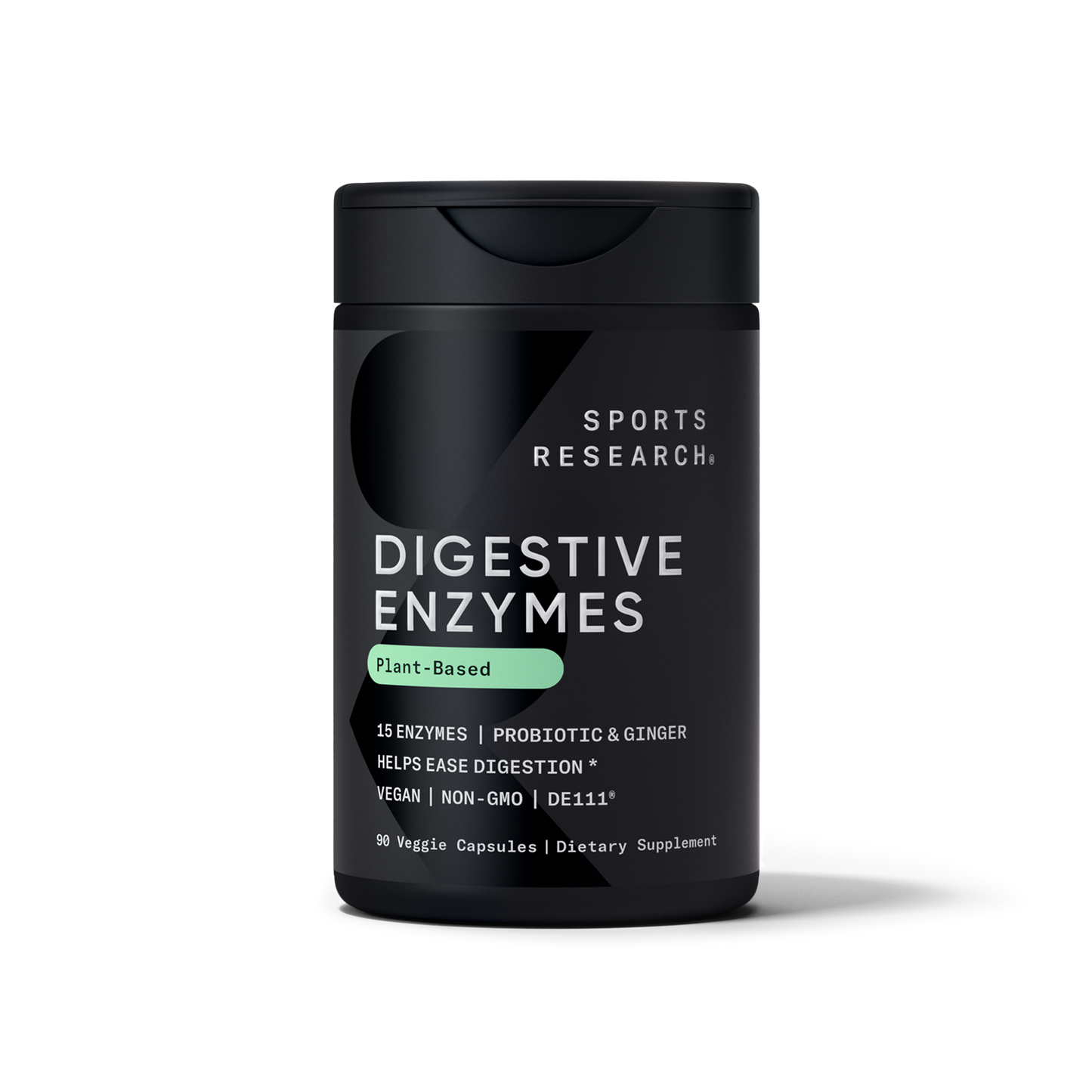 Digestive Enzymes + Probiotic (90 veggie capsules) by Sports Research