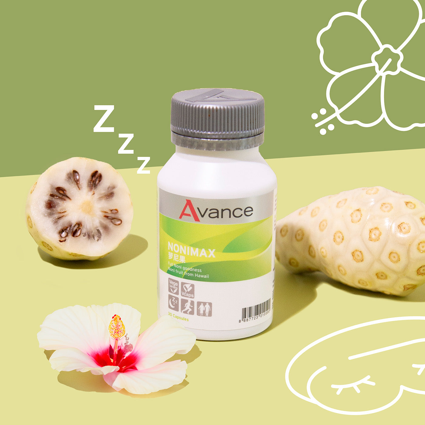 Avance NoniMax: Boost Your Immune System, Manage Stress, and Regulate Blood Sugar Naturally