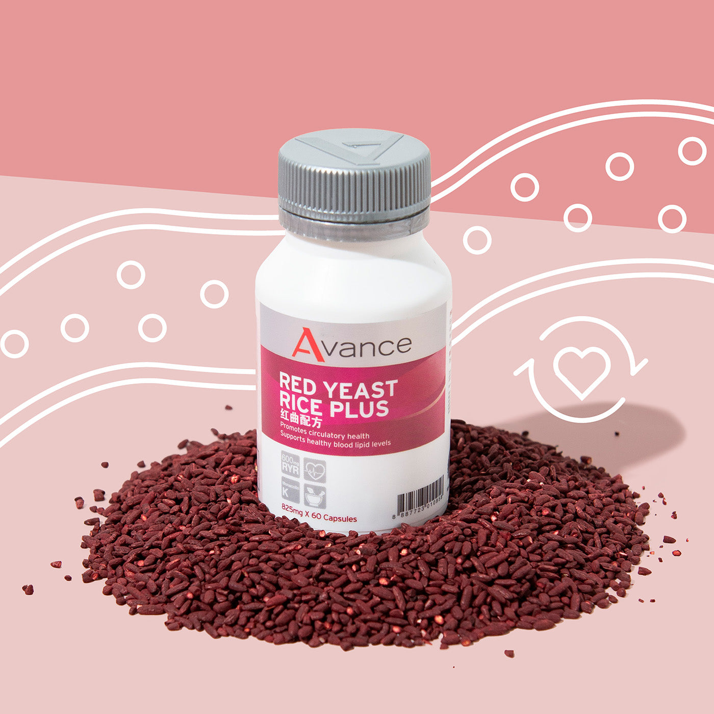 Avance Red Yeast Rice Plus: Natural Cholesterol Management & Heart Health Support