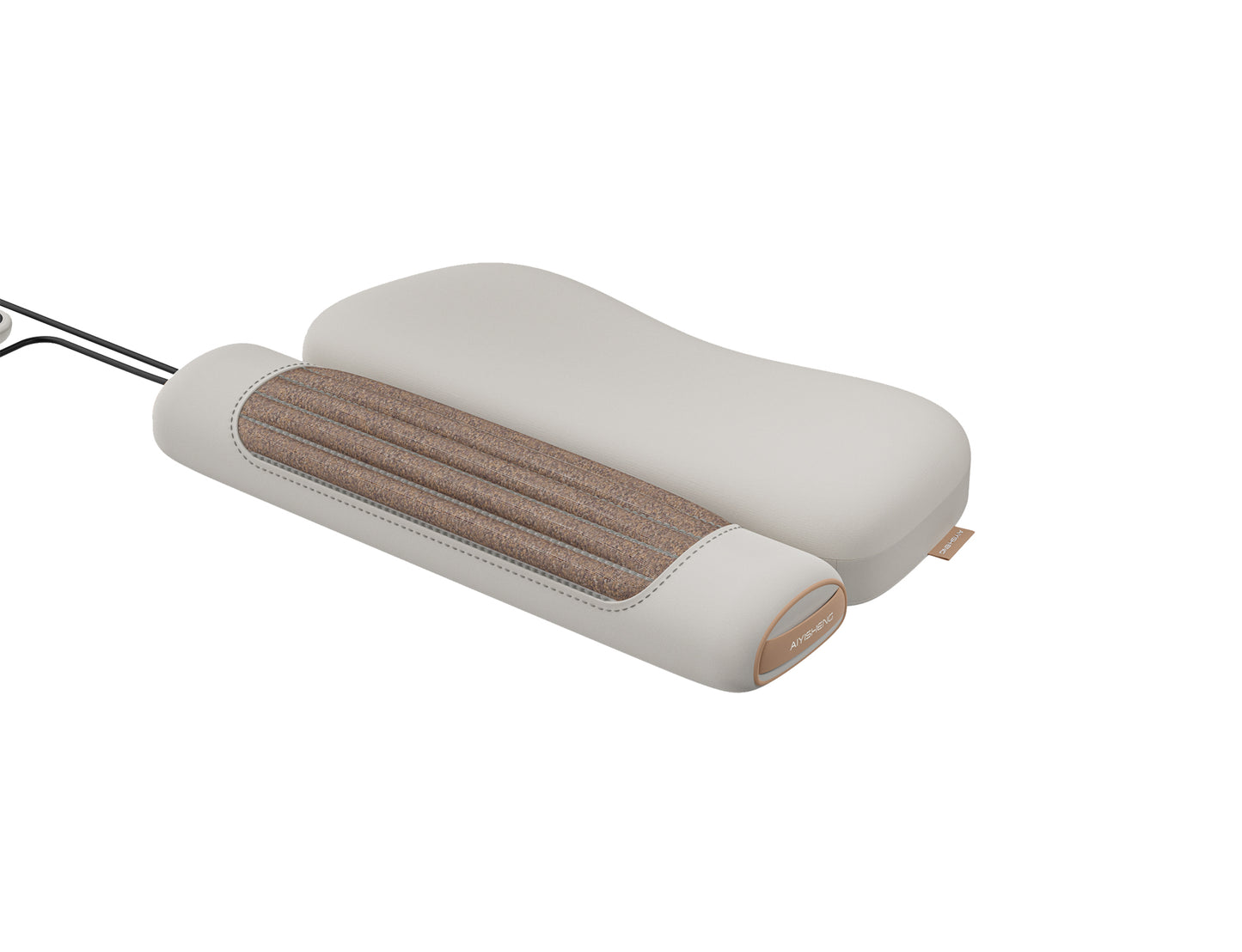Bian Stone Hot Compress Traction Pillow Beige