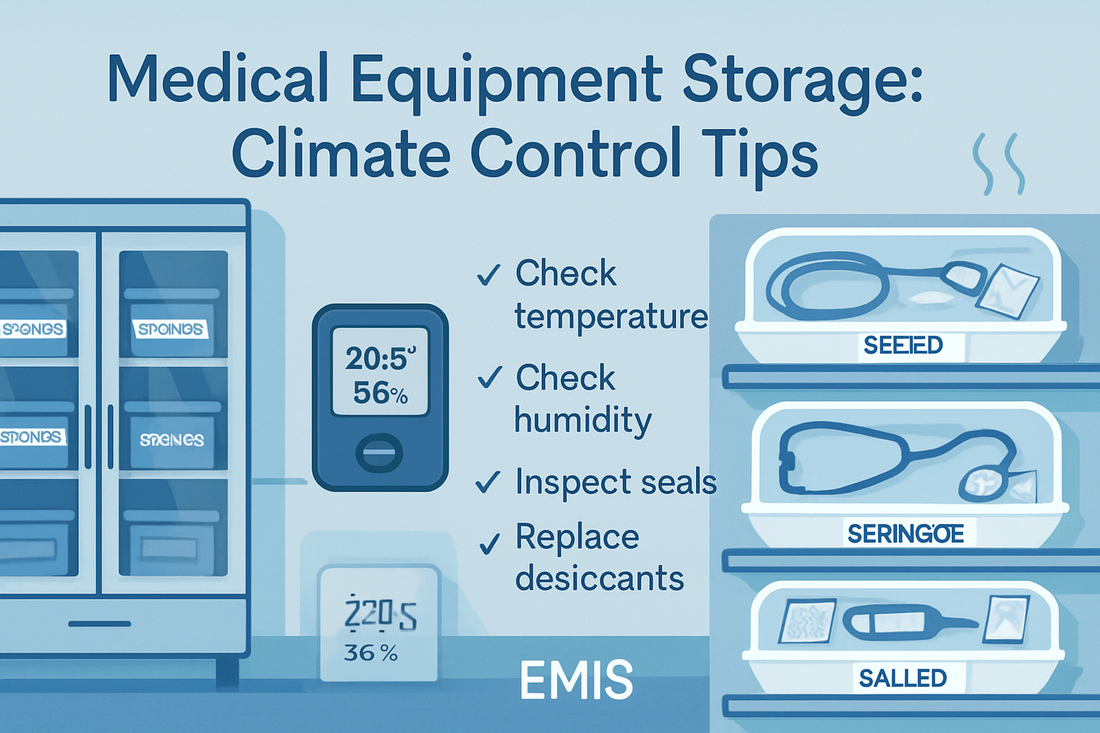 Medical Equipment Storage: Climate Control Tips